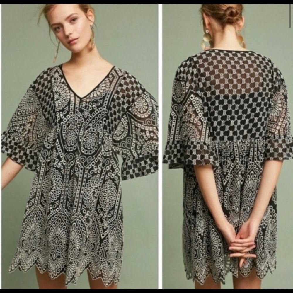 Akemi + Kin Brooke Eyelet Swing Dress